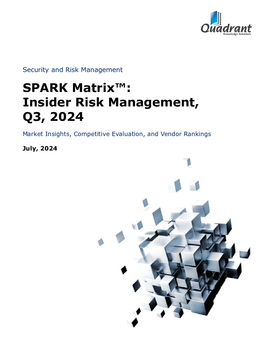 Featured image for SPARK Matrix™: Insider Risk Management, Q3, 2024