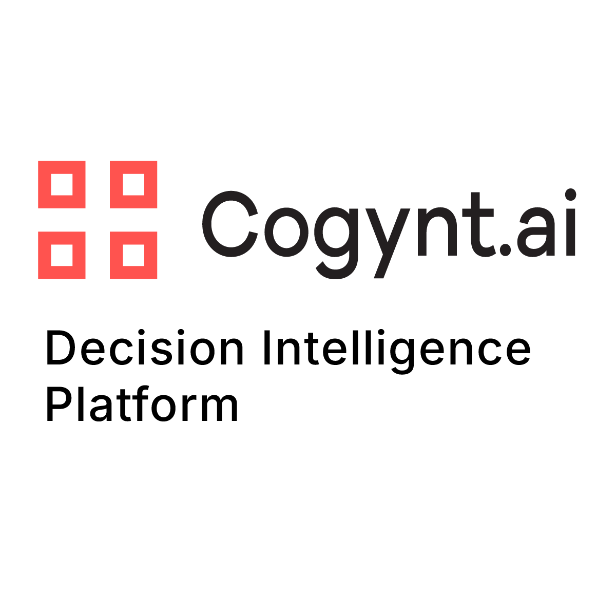 Cogynt.ai logo with the text that reads Decision Intelligence Platform.